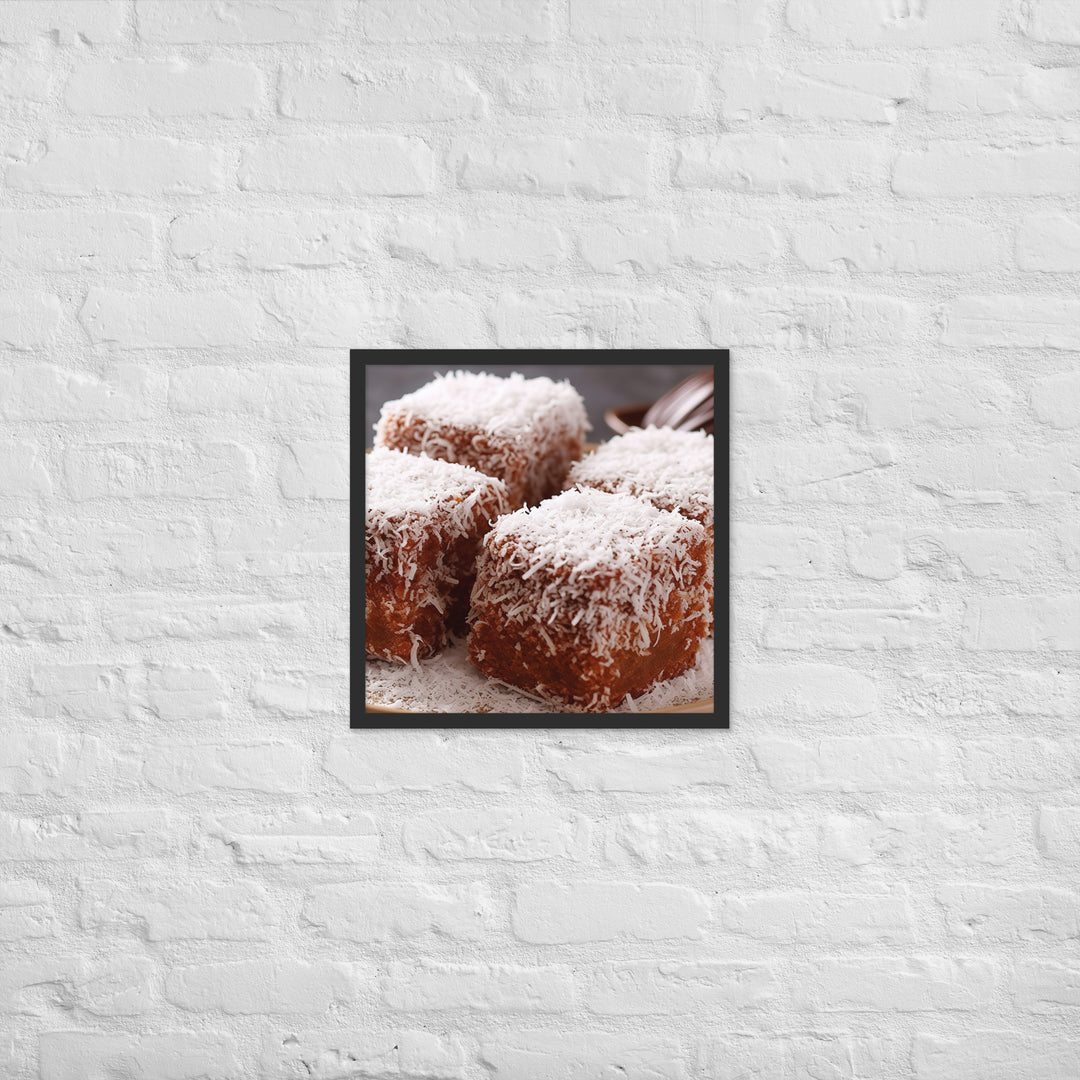 Lamingtons Framed poster 🤤 from Yumify.AI