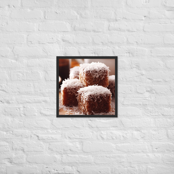 Lamingtons Framed poster 🤤 from Yumify.AI