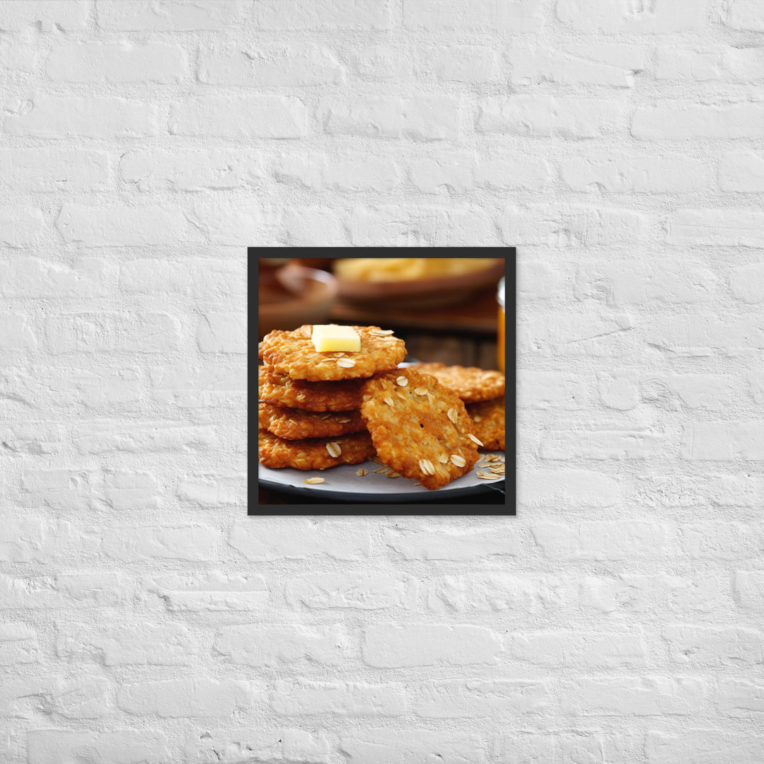 Anzac Biscuits Framed poster 🤤 from Yumify.AI