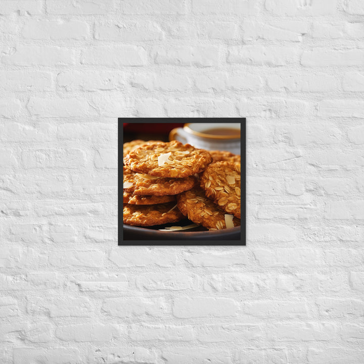 Anzac Biscuits Framed poster 🤤 from Yumify.AI