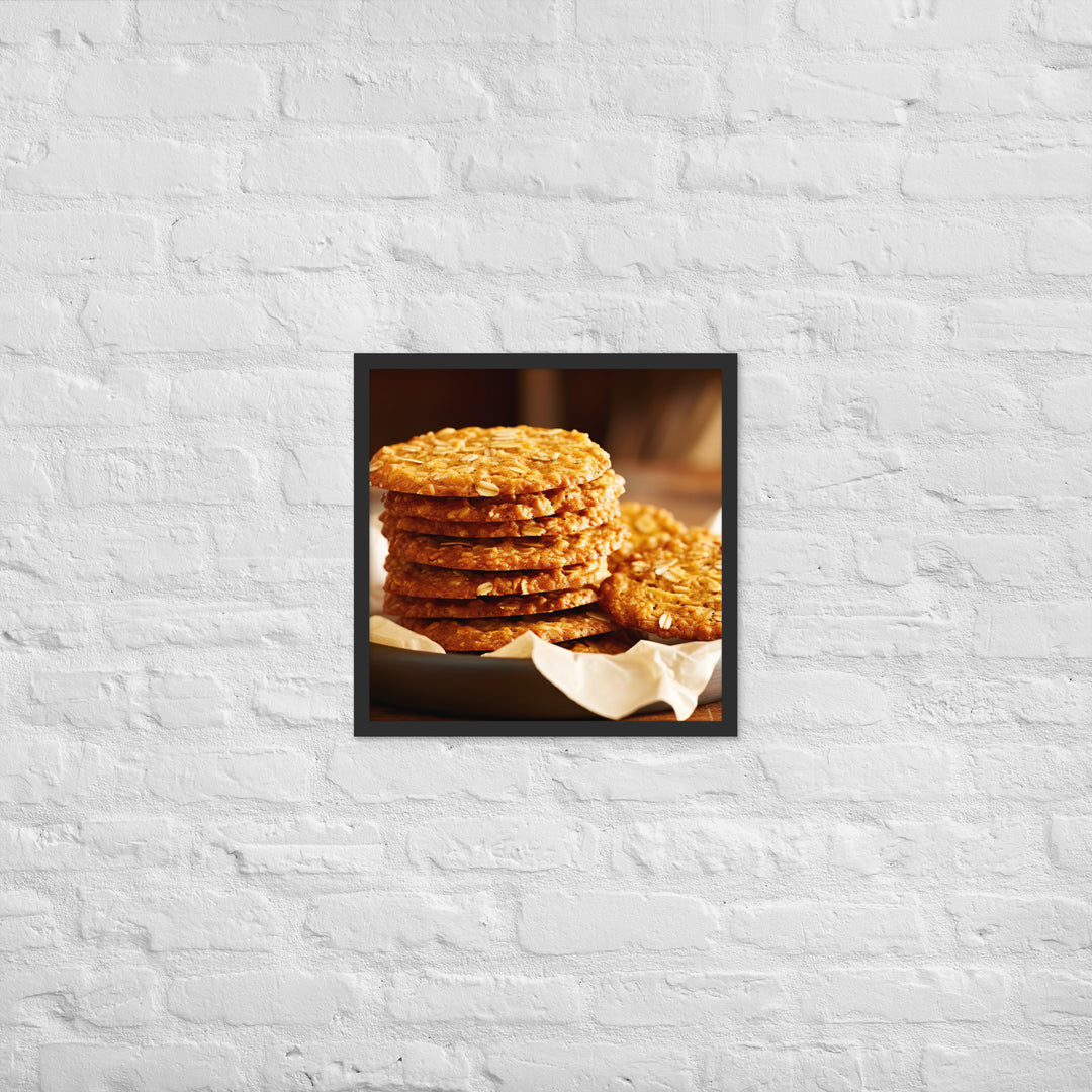 Anzac Biscuits Framed poster 🤤 from Yumify.AI