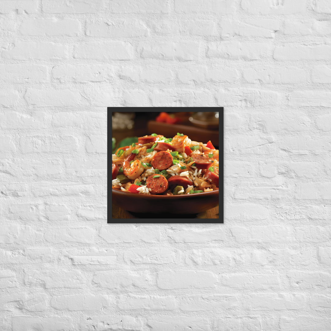 Jambalaya Framed poster 🤤 from Yumify.AI