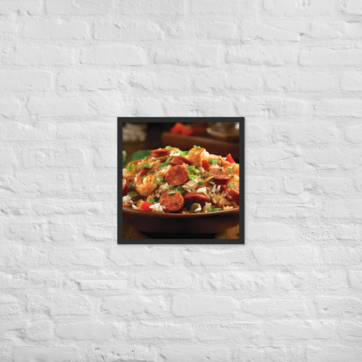 Jambalaya Framed poster 🤤 from Yumify.AI