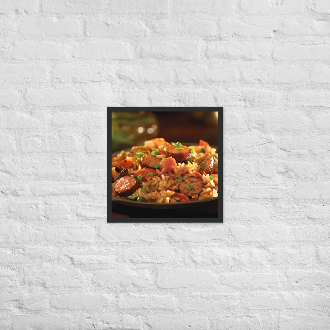 Jambalaya Framed poster 🤤 from Yumify.AI