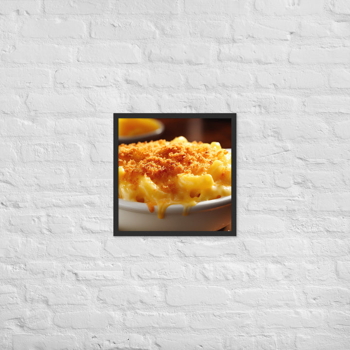 Macaroni and Cheese Framed poster 🤤 from Yumify.AI