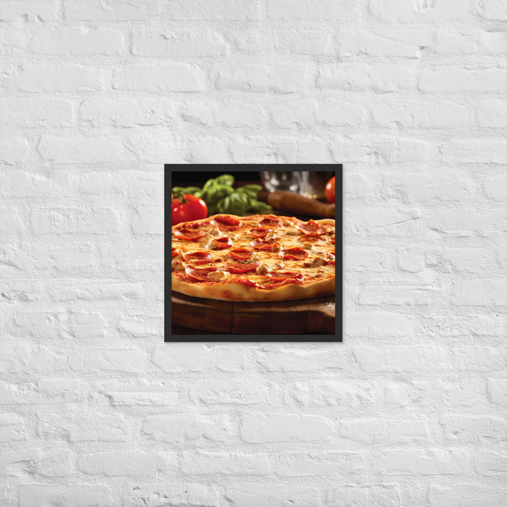 Pizza Framed poster 🤤 from Yumify.AI