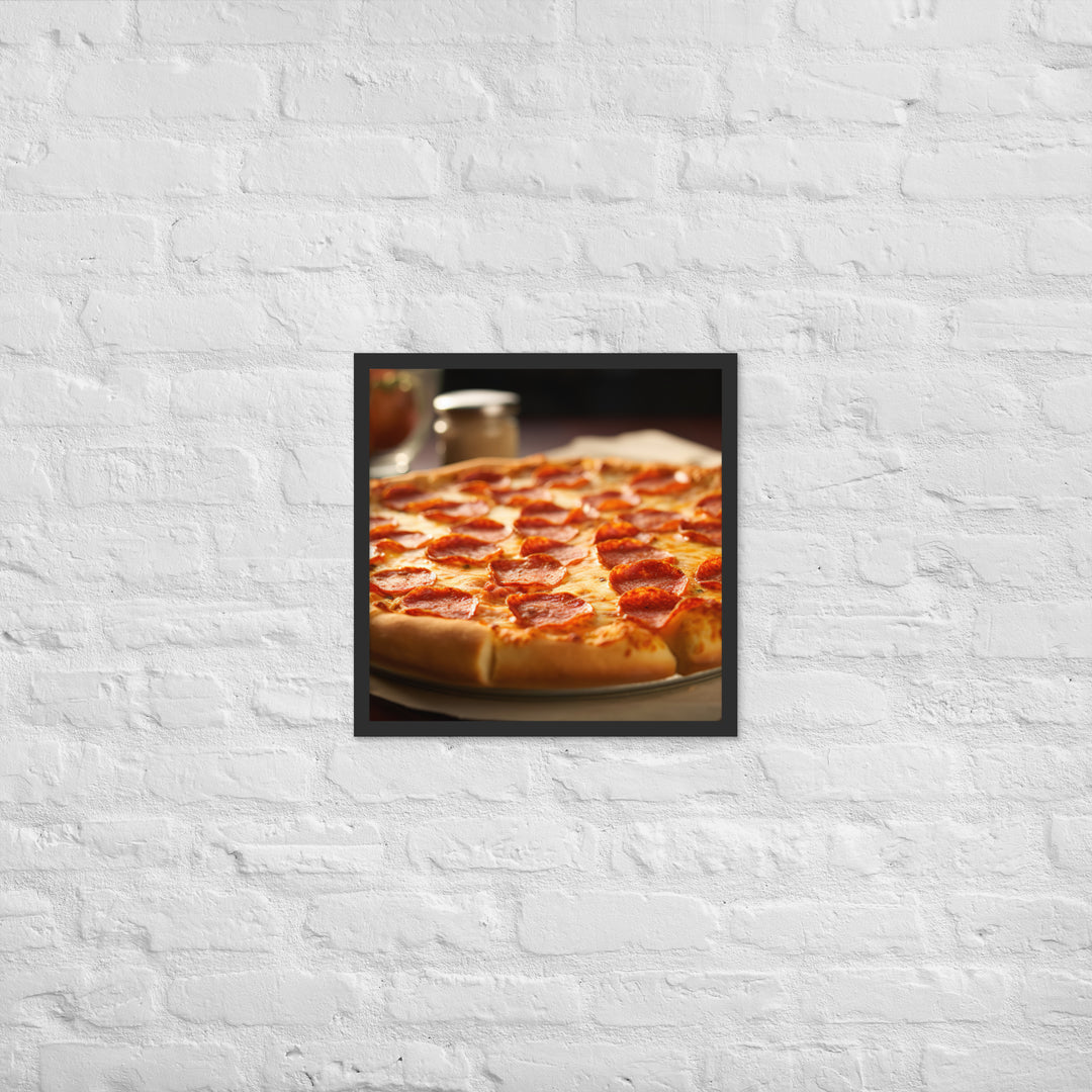 Pizza Framed poster 🤤 from Yumify.AI