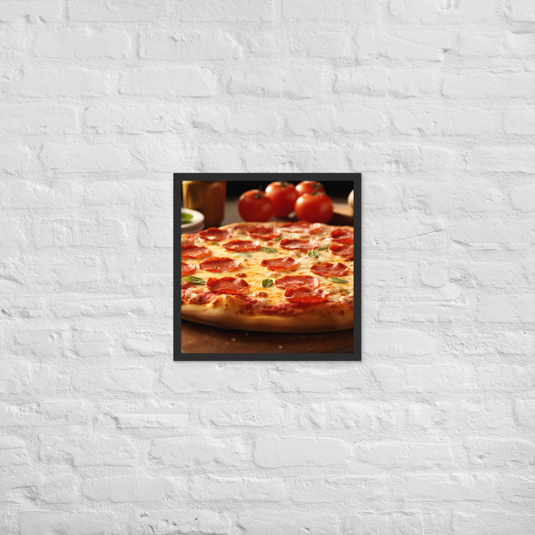 Pizza Framed poster 🤤 from Yumify.AI