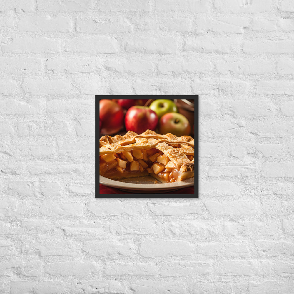 Apple Pie Framed poster 🤤 from Yumify.AI