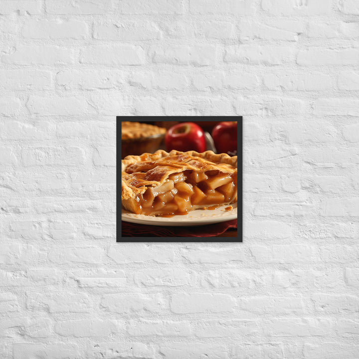 Apple Pie Framed poster 🤤 from Yumify.AI