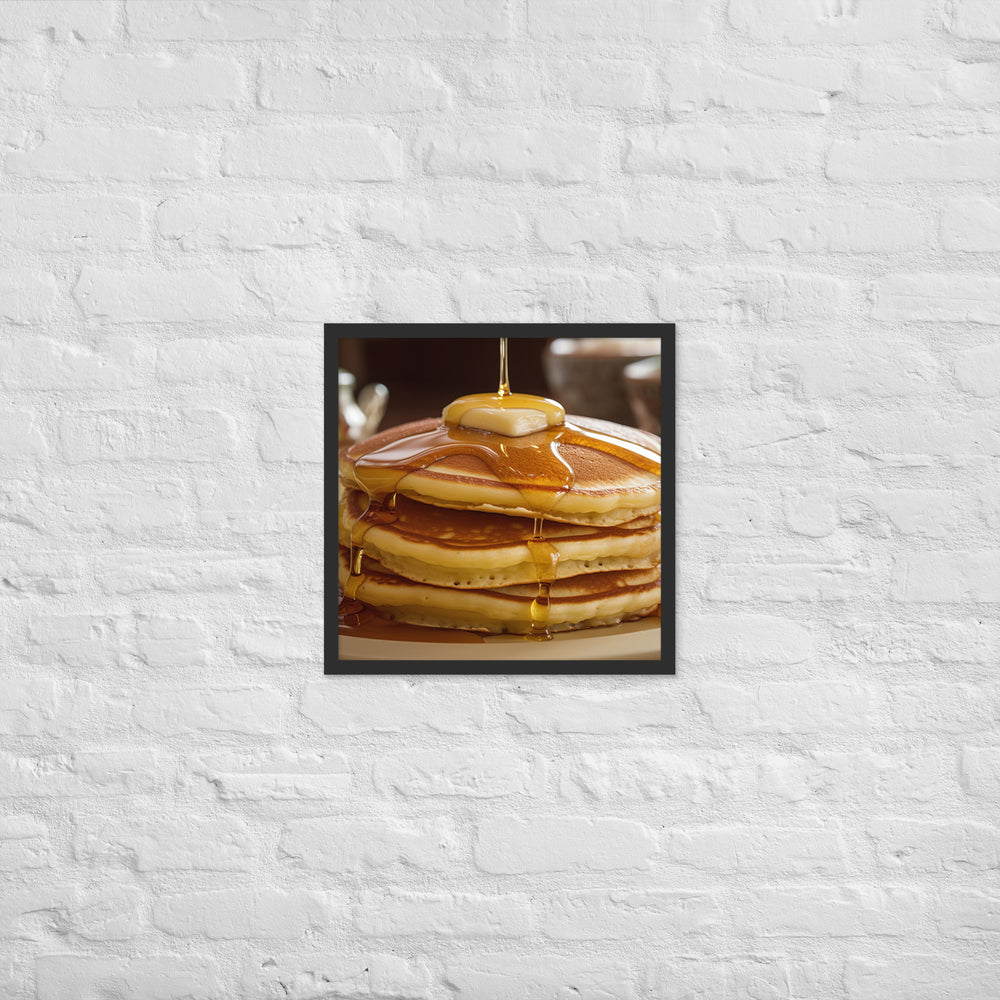 Pancakes Framed poster 🤤 from Yumify.AI