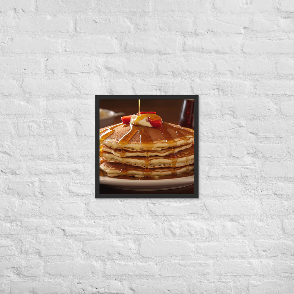 Pancakes Framed poster 🤤 from Yumify.AI