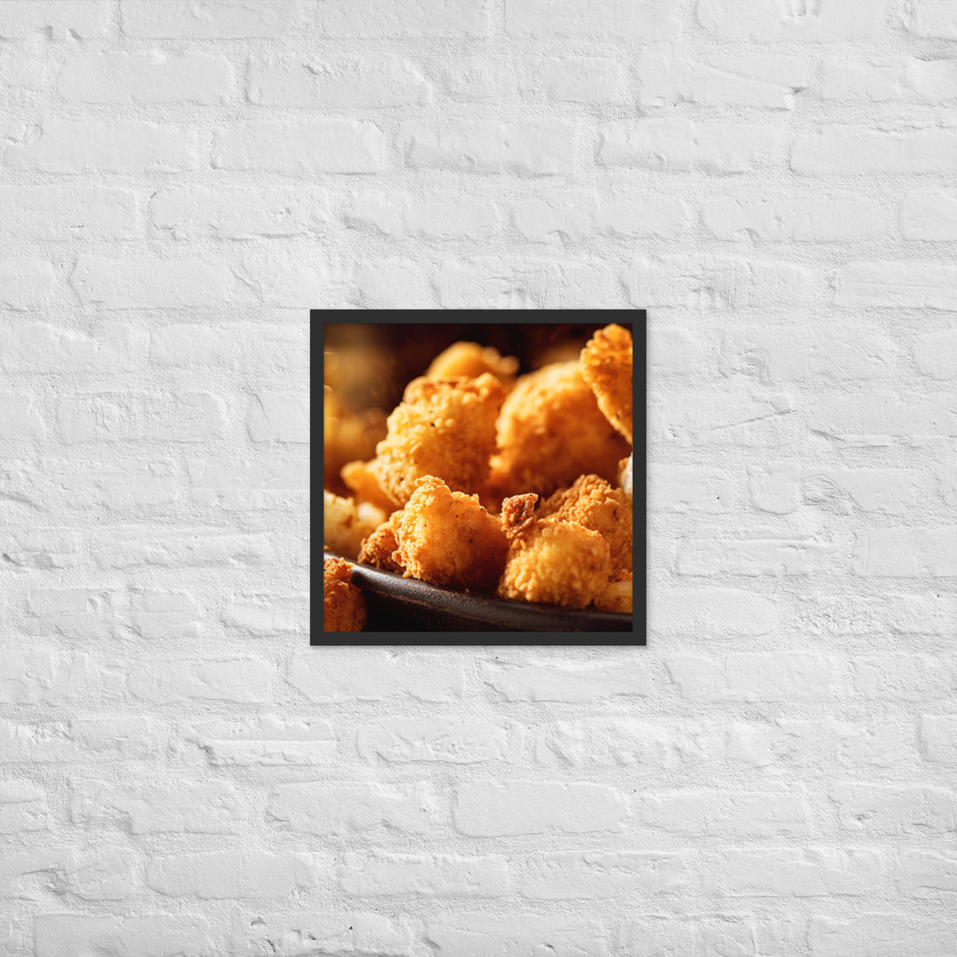 Popcorn Chicken Framed poster 🤤 from Yumify.AI