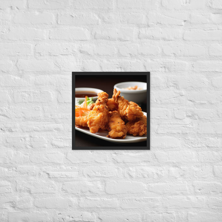 Japanese Karaage Framed poster 🤤 from Yumify.AI