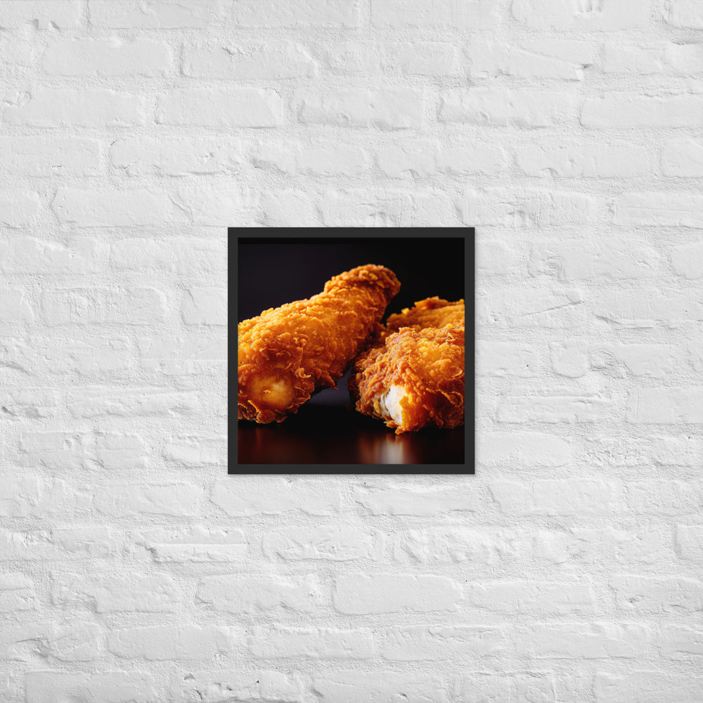 Buttermilk Fried Chicken Framed poster 🤤 from Yumify.AI