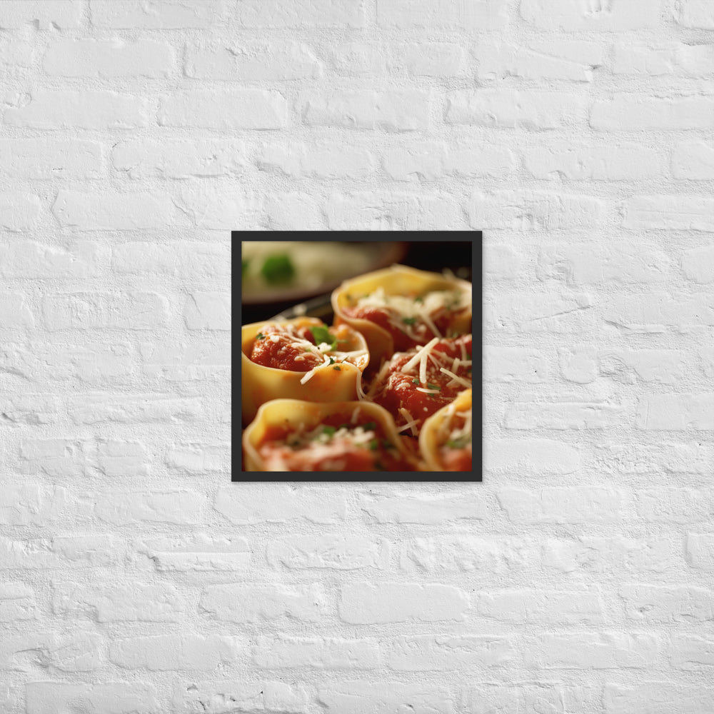 Tortellini Framed poster 🤤 from Yumify.AI