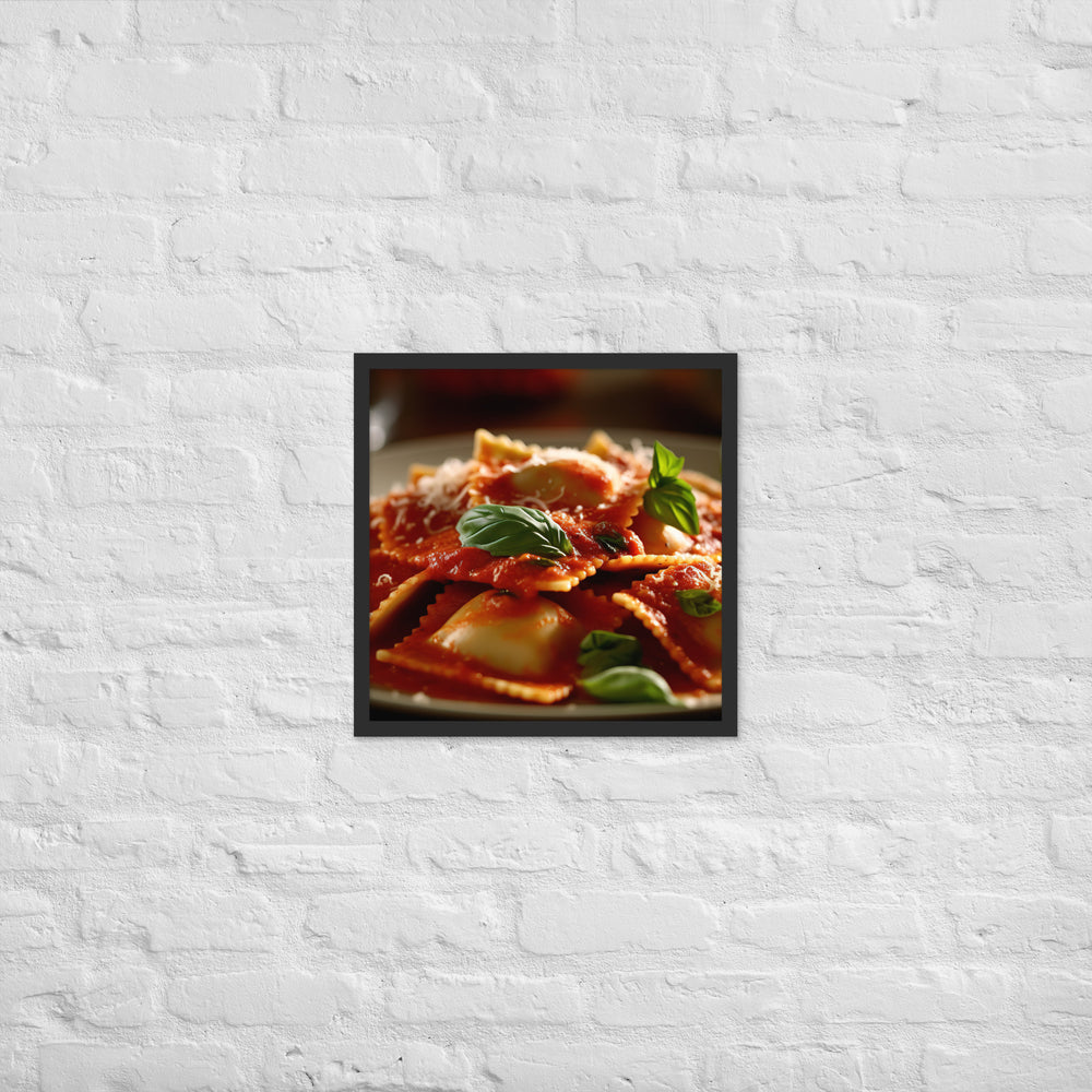 Ravioli Framed poster 🤤 from Yumify.AI