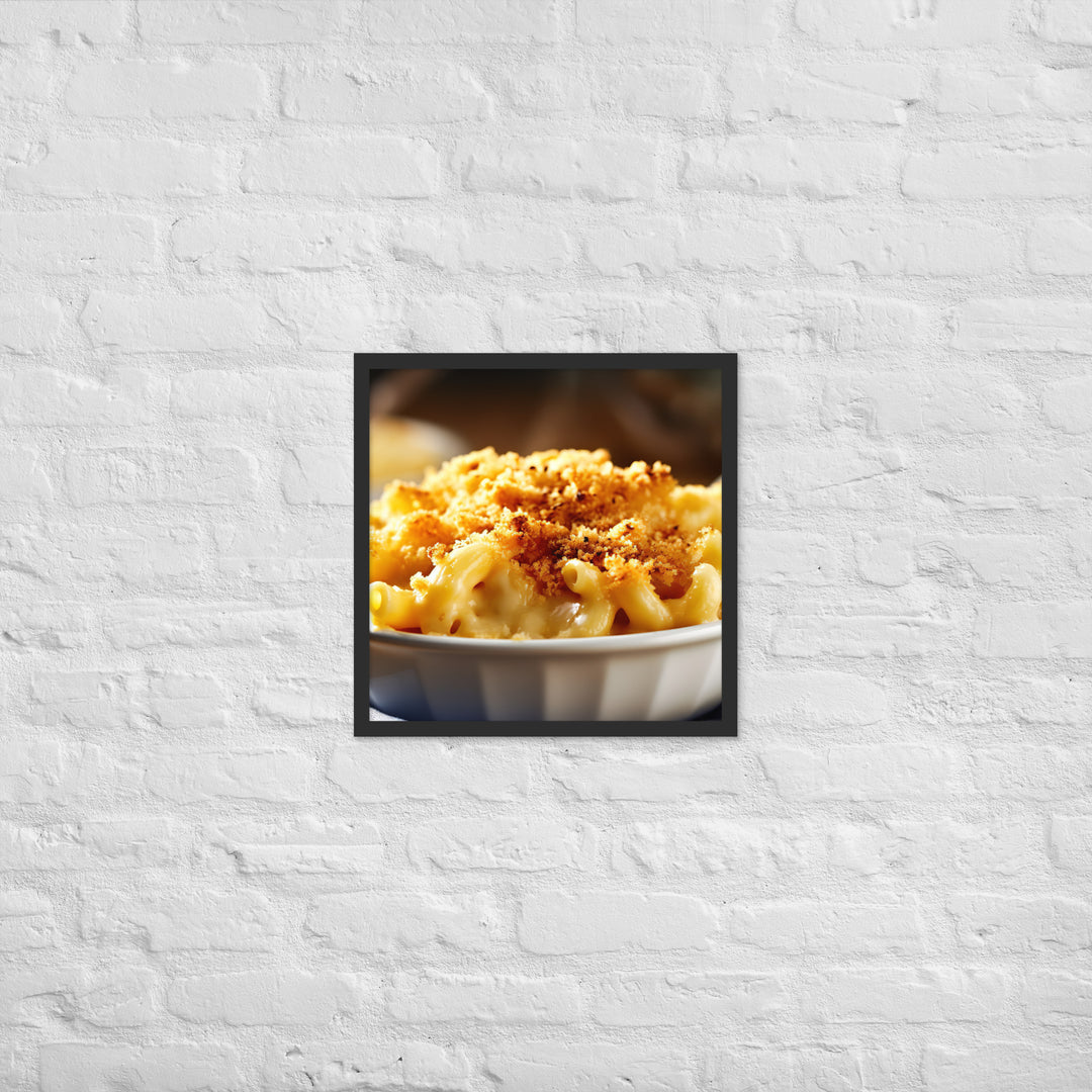 Macaroni and Cheese Framed poster 🤤 from Yumify.AI