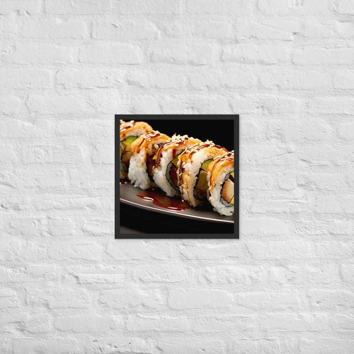 Unagi Roll Framed poster 🤤 from Yumify.AI