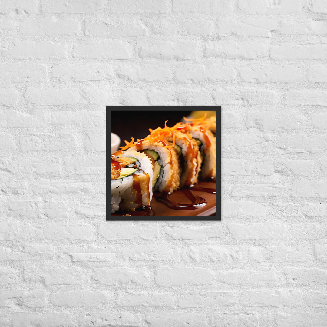 Tempura Roll Framed poster 🤤 from Yumify.AI