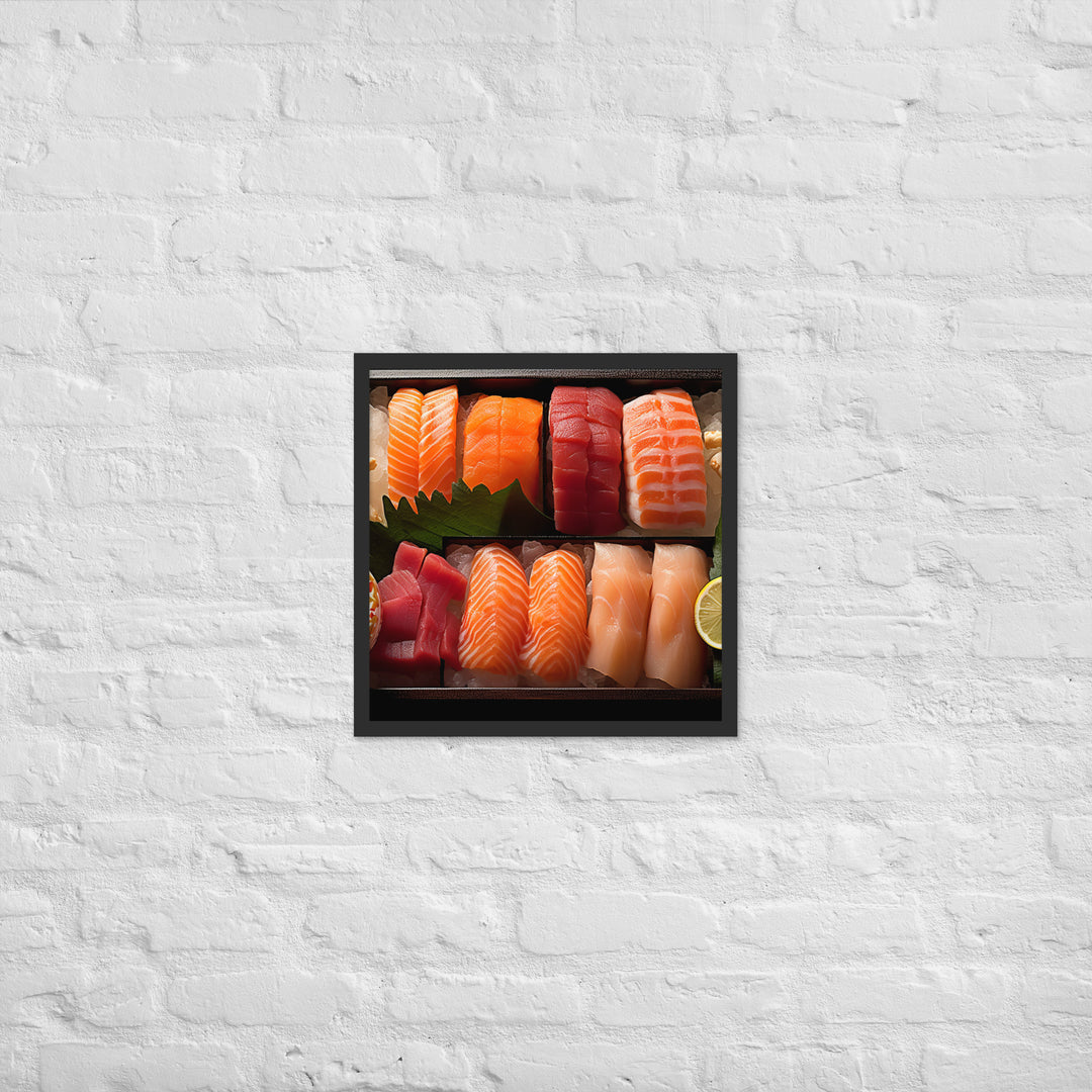 Sashimi Framed poster 🤤 from Yumify.AI