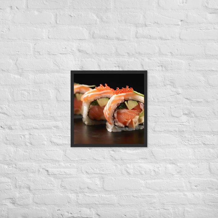 Philadelphia Roll Framed poster 🤤 from Yumify.AI