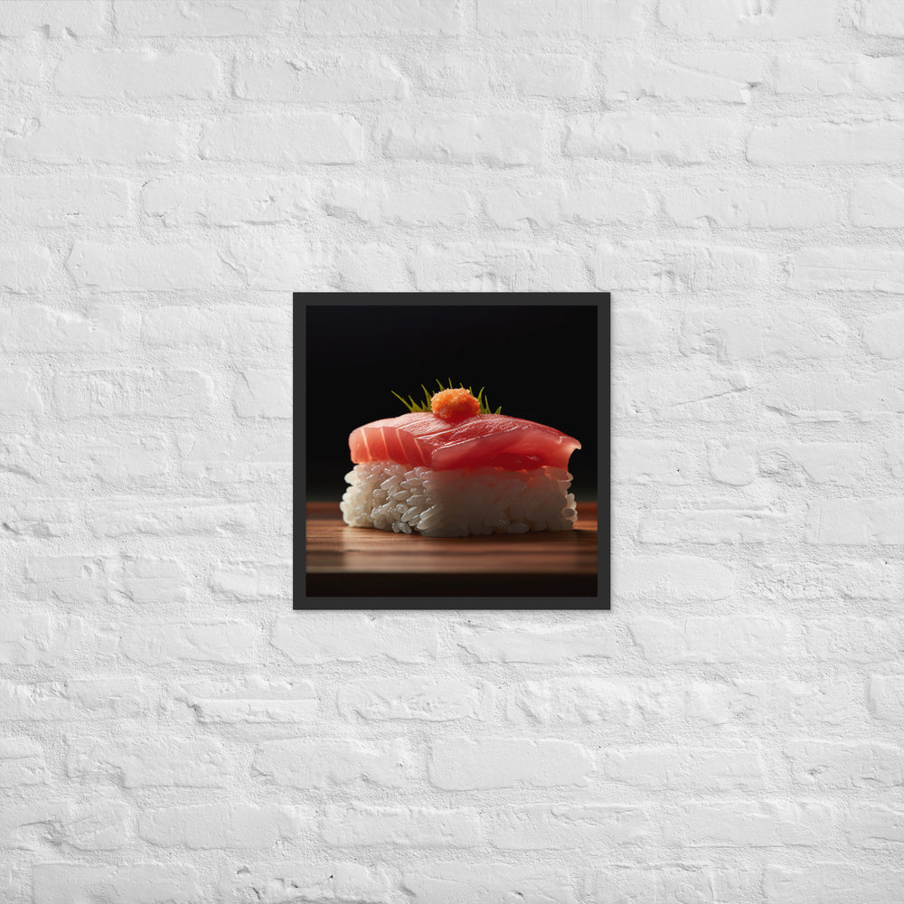 Nigiri Sushi Framed poster 🤤 from Yumify.AI