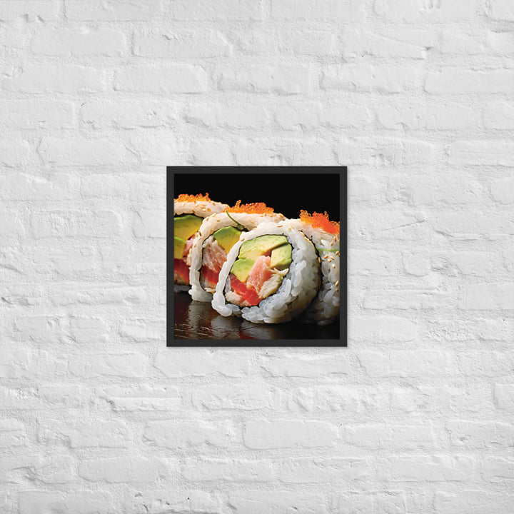 California Roll Framed poster 🤤 from Yumify.AI