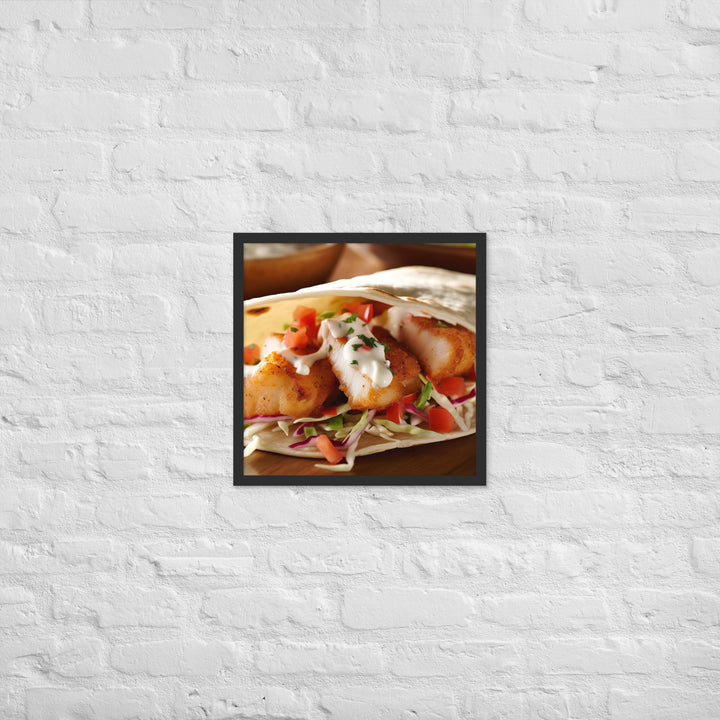 Fish Tacos Framed poster 🤤 from Yumify.AI