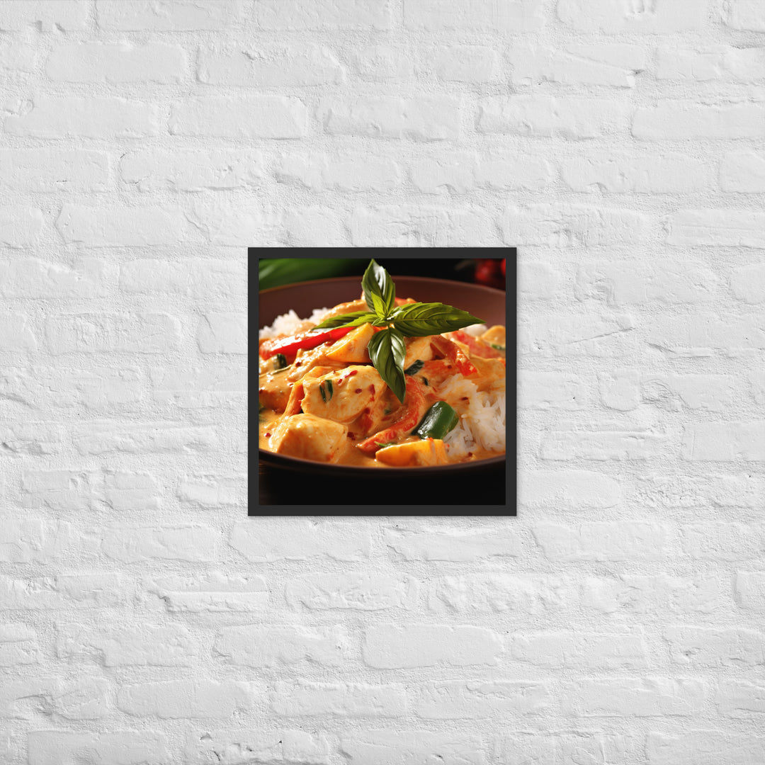 Thai Panang Curry Framed poster 🤤 from Yumify.AI