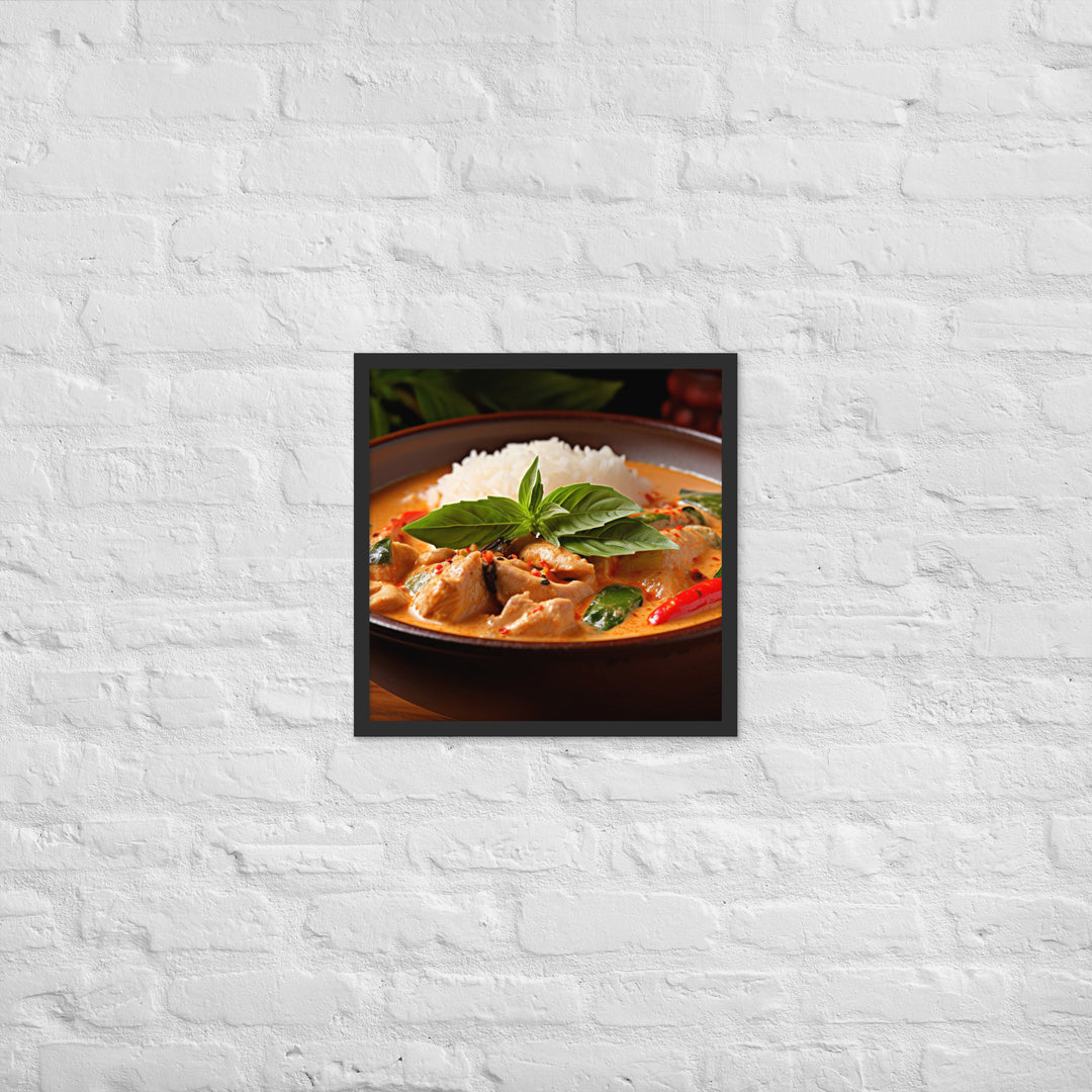 Thai Panang Curry Framed poster 🤤 from Yumify.AI