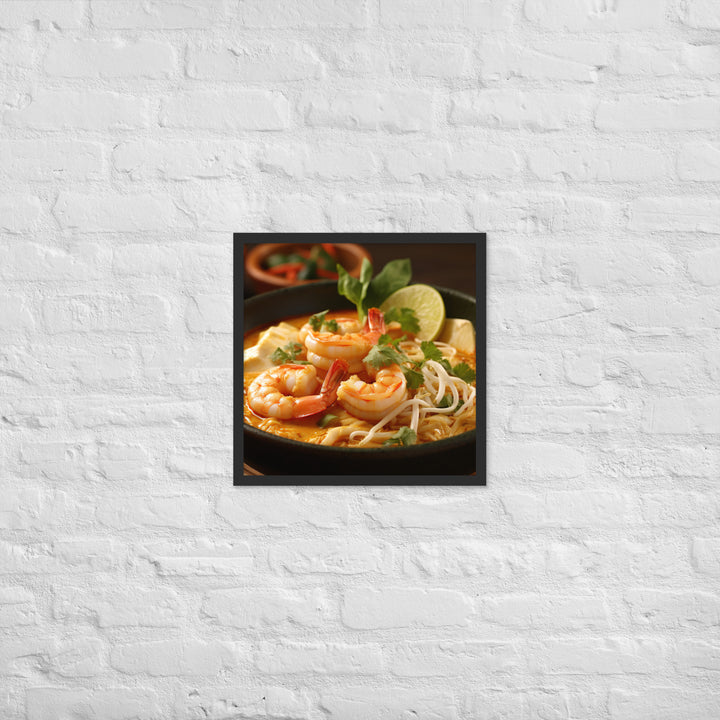 Singaporean Curry Laksa Framed poster 🤤 from Yumify.AI