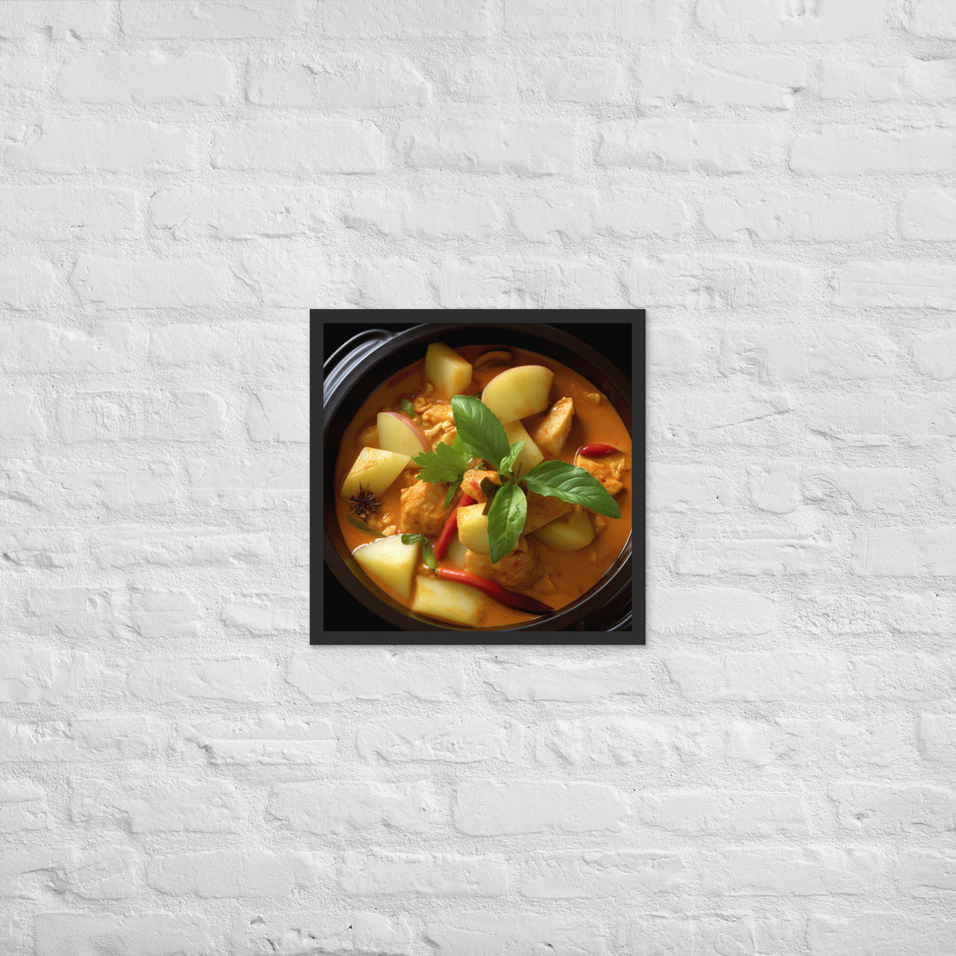 Massaman Curry Framed poster 🤤 from Yumify.AI