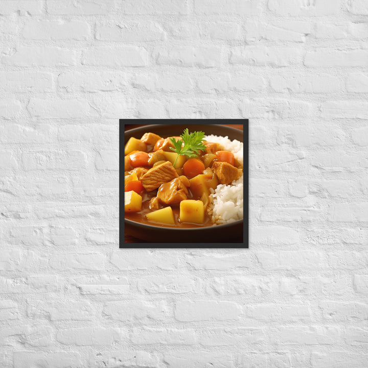 Japanese Curry Framed poster 🤤 from Yumify.AI