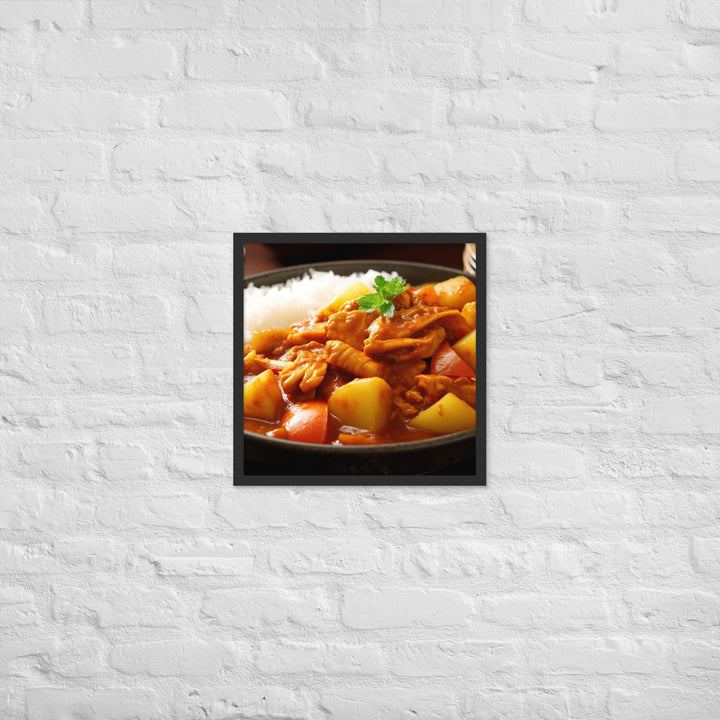 Japanese Curry Framed poster 🤤 from Yumify.AI