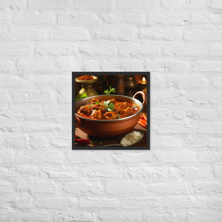 Indian Rogan Josh Curry Framed poster 🤤 from Yumify.AI