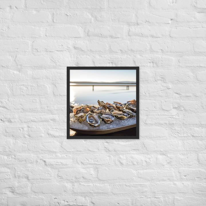 Coffin Bay Oyster Framed poster 🤤 from Yumify.AI