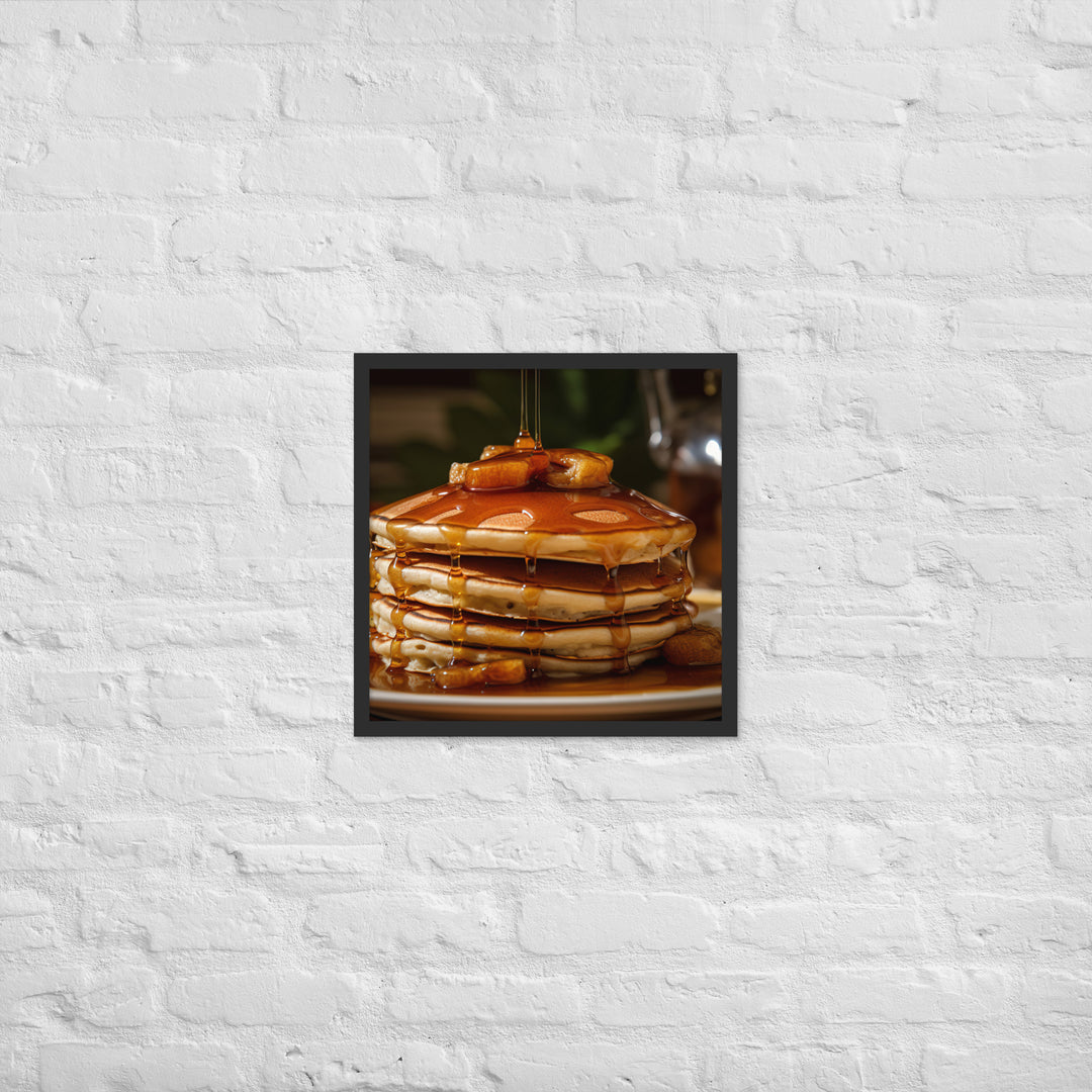 Cinnamon Pancakes Framed poster 🤤 from Yumify.AI