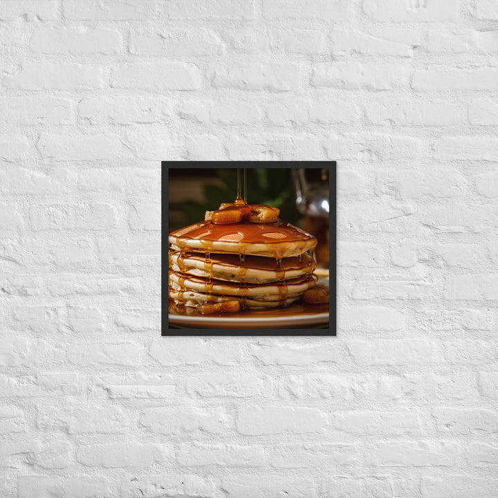 Cinnamon Pancakes Framed poster 🤤 from Yumify.AI