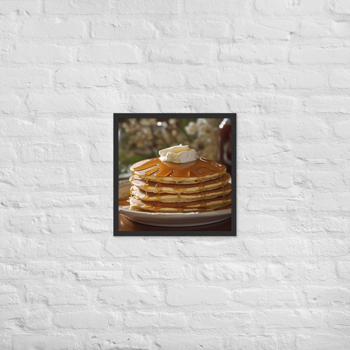 Buttermilk Pancakes Framed poster 🤤 from Yumify.AI