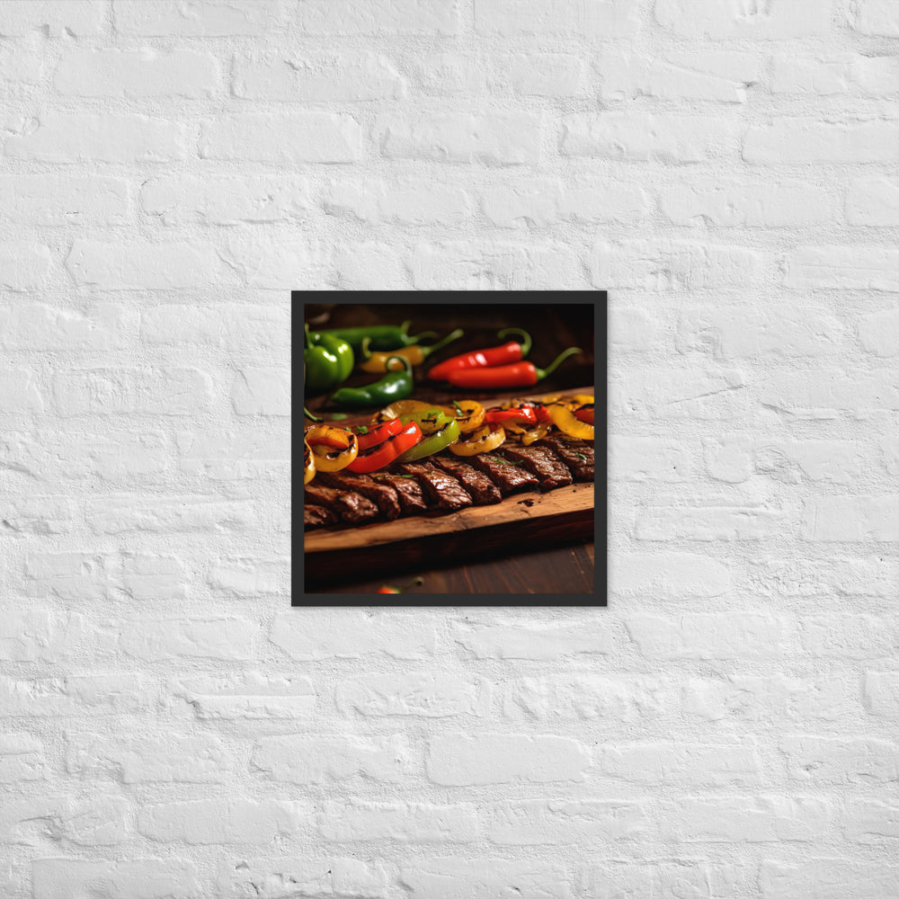 Skirt Steak Framed poster 🤤 from Yumify.AI