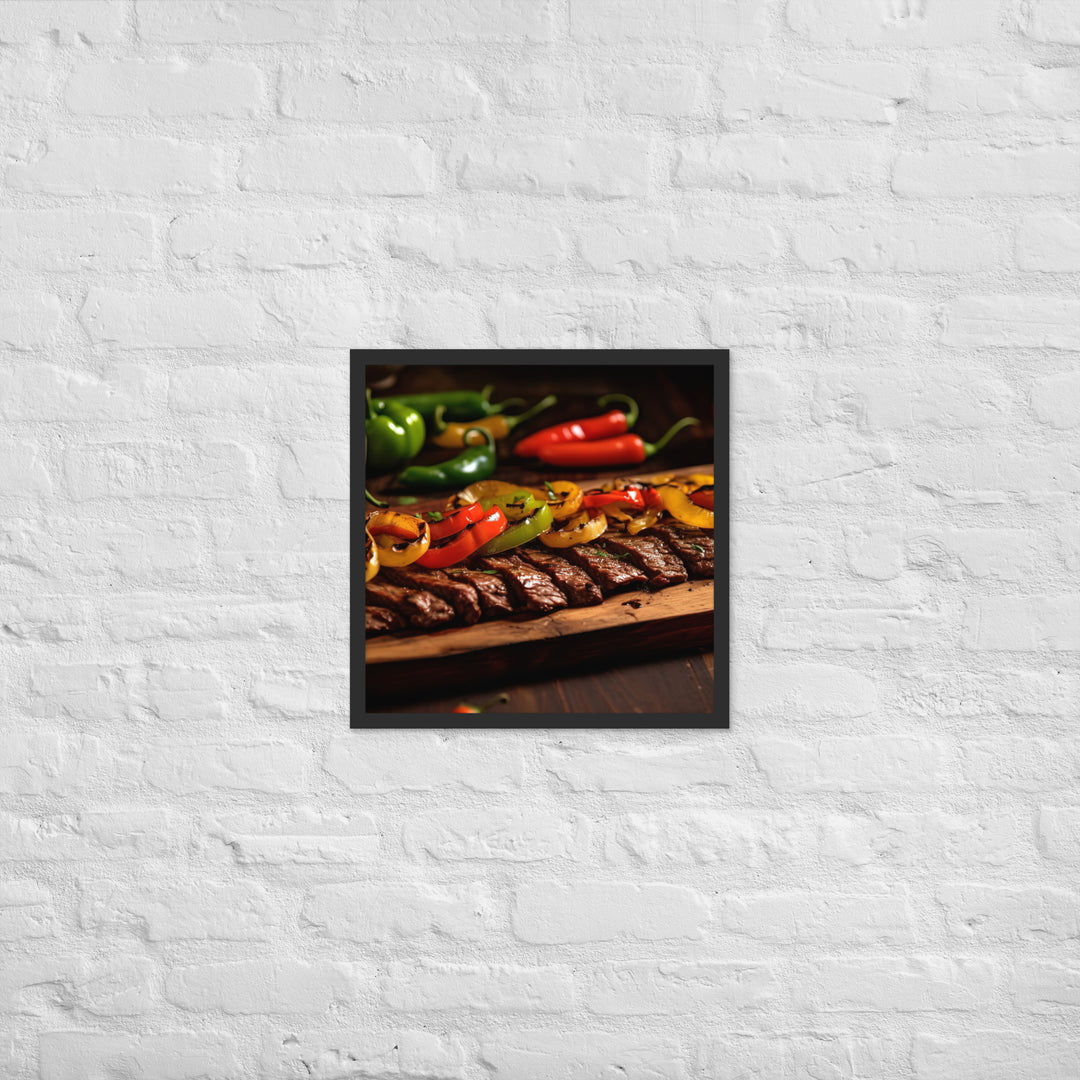 Skirt Steak Framed poster 🤤 from Yumify.AI