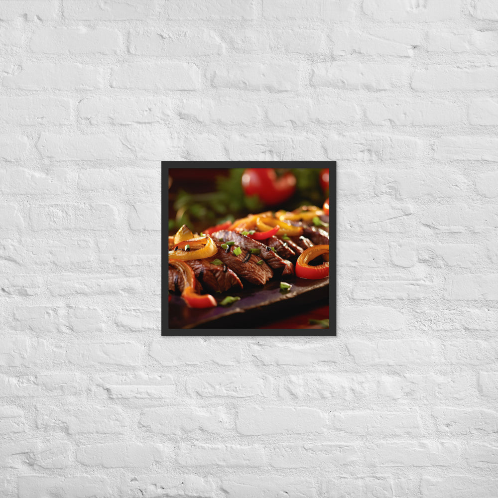 Skirt Steak Framed poster 🤤 from Yumify.AI