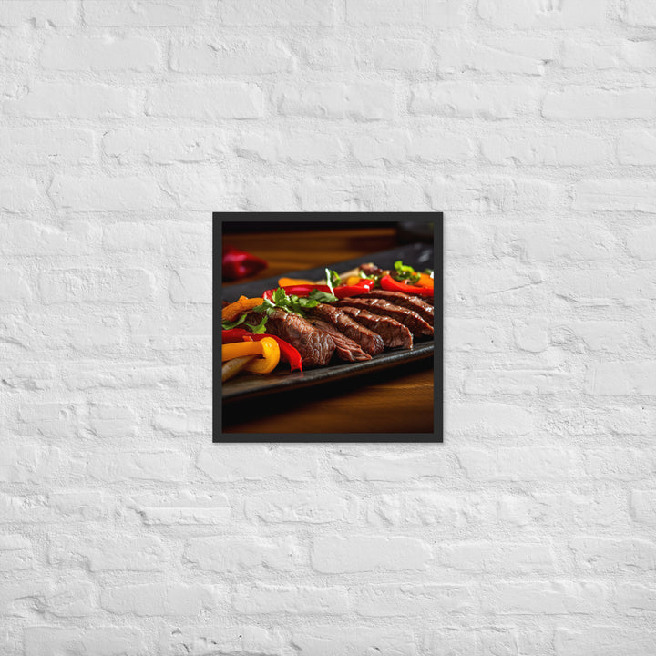 Skirt Steak Framed poster 🤤 from Yumify.AI