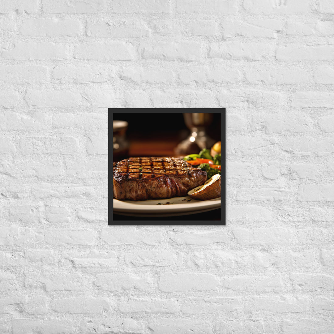 Ribeye Steak Framed poster 🤤 from Yumify.AI