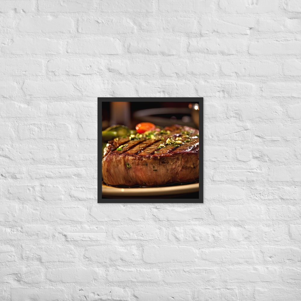 Ribeye Steak Framed poster 🤤 from Yumify.AI