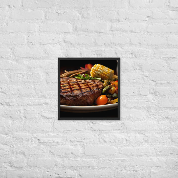 Ribeye Steak Framed poster 🤤 from Yumify.AI