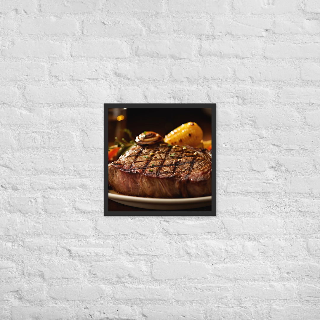 Ribeye Steak Framed poster 🤤 from Yumify.AI