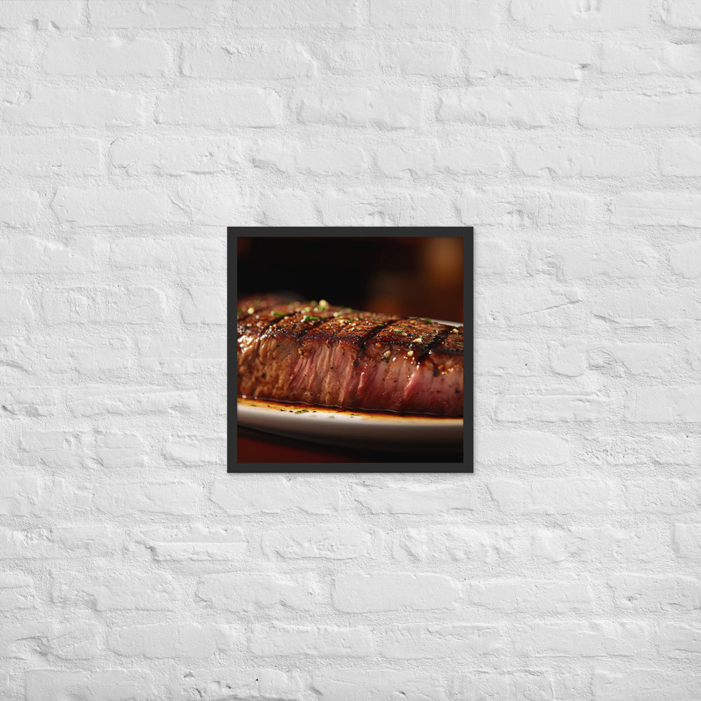 New York Strip Steak Framed poster 🤤 from Yumify.AI