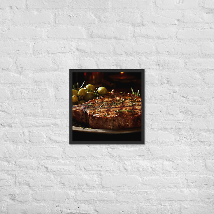 Italian Bistecca alla Fiorentina Framed poster 🤤 from Yumify.AI